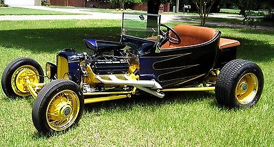 Ford : Model T roadster 1924 ford t bucket black with right side opening door
