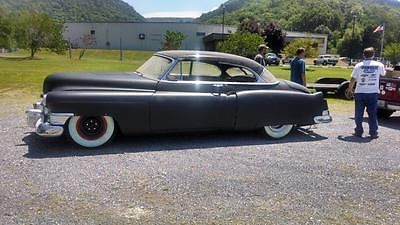 Cadillac : DeVille standard 1950 cadillac coupe wide whites 500 cubic inch bitchin ride black on black