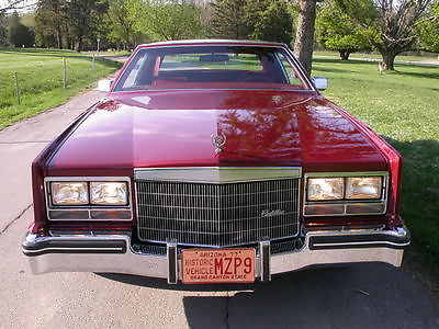 Cadillac : Eldorado Biarritz 1984 cadillac eldorado biarritz low mileage original
