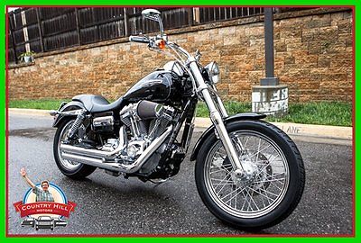Harley-Davidson : Other 2008 harley davidson super glide used black hines exhaust bars lots of extra s
