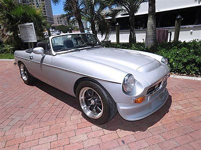 MG : MGB Roadster Exciting Custom MG Roadster Turbo Charged Ready To Race or Play Expensive Build