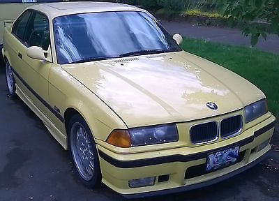 BMW : M3 M3 1995 dakar yellow s 50 m 3 salvage title