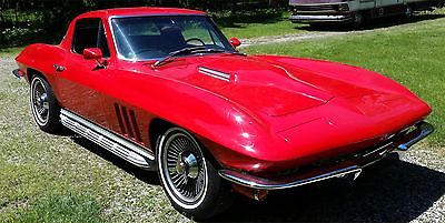 Chevrolet : Corvette Base Coupe 2-Door 1966 chevrolet corvette 427 390 hp 4 speed numbers matching factory air