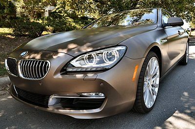 BMW : 6-Series Sedan 4-Door 2013 bmw 640 i gran coupe individual frozen bronze opal no paint no odors