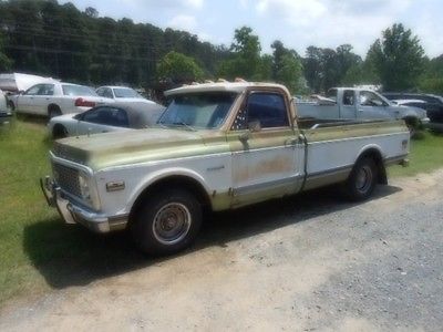 Chevrolet : C/K Pickup 1500 CHEYENNE 1972 chevrolet cheyenne 1500 barn find v 8 eng needs restoration