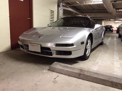 Acura : NSX Base Coupe 2-Door 1991 acura nsx silver black only 53 produced clean title doctor owned 3 owners
