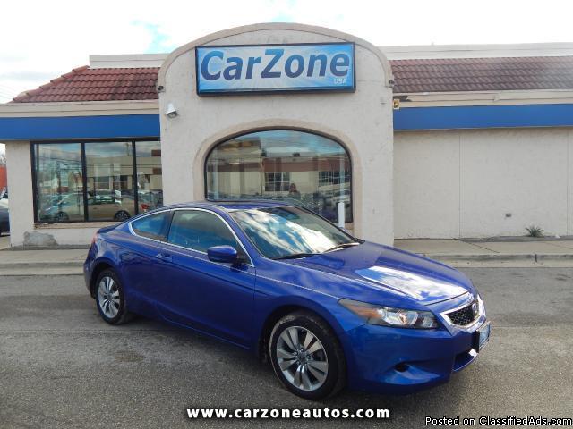 2009 Honda Accord EXL Coupe- Blue- 92K