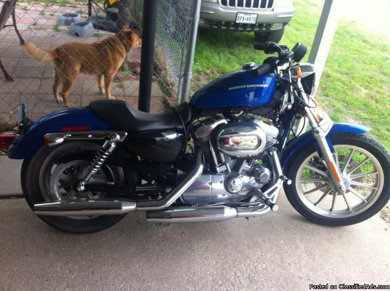 2007 Harley Davidson XL8 Blue Sportster