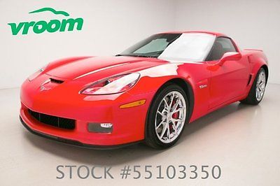 Chevrolet : Corvette Z06 Hardtop Certified 2013 954 LOW MILES HEADS UP 2013 chevy corvette z 06 1 lz 954 mile keyless start heads up clean carfax vroom