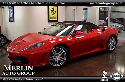Ferrari : 430 2dr Convertible Spider 2 dr convertible spider low miles manual gasoline 4.3 l 8 cyl corsa red
