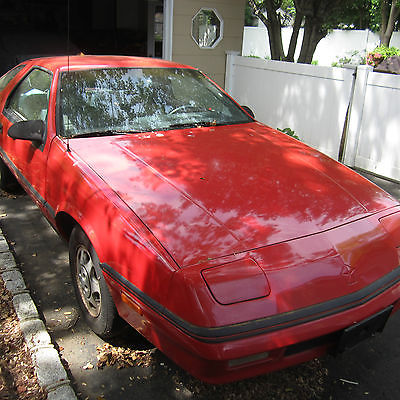 Dodge : Daytona Base Hatchback 2-Door 1988 dodge daytona base hatchback 2 door 2.5 l red minimal rust runs drives