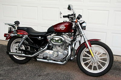 Harley-Davidson : Sportster 2002 harley davidson sportster xl 883 excellent condition less than 11 000 miles