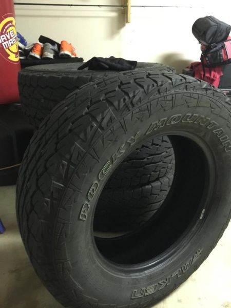 Falken Rocky Mountain ATS 275/65/17 Tires great condition $400, 2