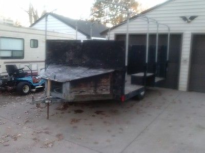 Approximately 8' x 12' Utility Trailer Home made About 2000 lbs. Empty