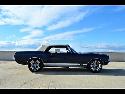Ford : Mustang Convertible GTA Deluxe 1967 ford mustang convertible gta deluxe automatic 2 door convertible