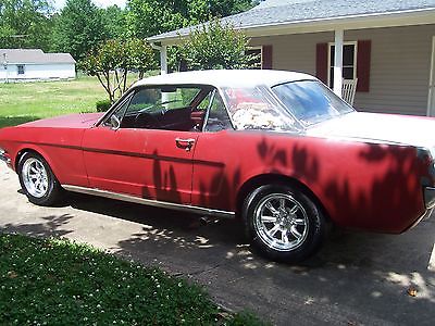 Ford : Mustang COUPE 1966 ford mustang coupe hot rod street rod project make great shelby cobra sale
