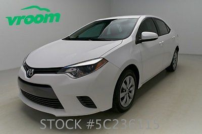 Toyota : Corolla LE Certified 2015 1K LOW MILES 1 OWNER 2015 toyota corolla le 1 k mile rear cam bluetooth aux 1 owner clean carfax vroom