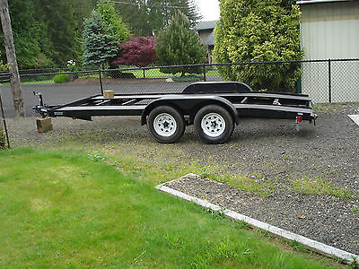 2013 Triple Crown 7 x 16 Dual Axle Car Hauler Trailer