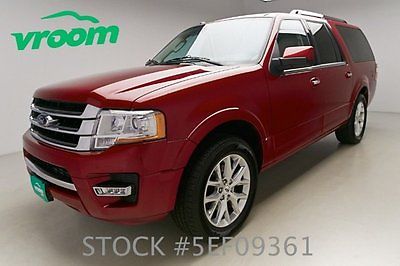 Ford : Expedition Limited Certified 2015 19K LOW MILES 1 OWNER 2015 ford expedition el limited 19 k miles nav rearcam 1 owner clean carfax vroom