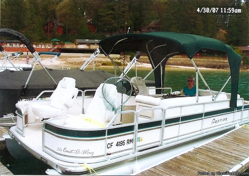 2007 23' Premier Cast-A-Way Pontoon Boat