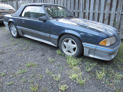 Ford : Mustang GT 1987 mustang gt 5.0 5 spd convertible 1 owner survivor
