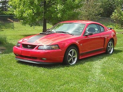Ford : Mustang MACH 1 2003 mach 1 torch red with automatic trans