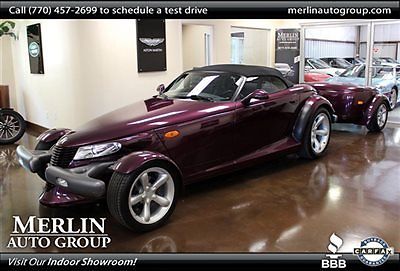 Plymouth : Prowler 2dr Roadster 2 dr roadster low miles convertible automatic gasoline 3.5 l v 6 cyl prowler purple