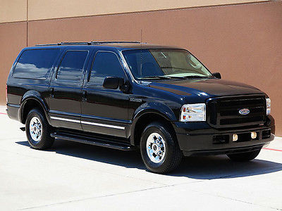 Ford : Excursion Limited 6.8L V10 Triton Gasoline 3rd Row TV/DVD 2005 ford excursion limited suv 6.8 l v 10 triton gasoline 2 wd 3 rd row seat tv dvd
