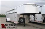 2015 Shadow Trailer Alum.7 wide, 24 amp 039 stock trailer w cut amp amp slider gate