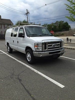 Ford : E-Series Van Loaded 2010 ford e 250 cargo work van with bins shelves