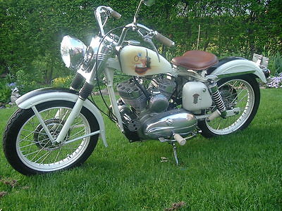 Harley-Davidson : Sportster 1954 harley davidson k model 900 cc restored and modified one of a kind no resv