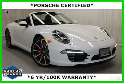 Porsche : 911 S Certified 2013 s used certified 3.8 l h 6 24 v automatic rwd convertible premium