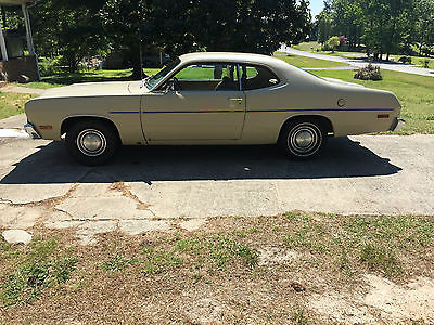 Plymouth : Duster Base Coupe 2-Door Tan, Good overall condition, Slant 6. Runs Great.