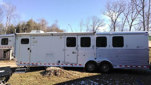2002 4 horse Kiefer Built LQ trailer