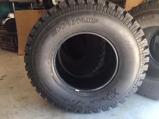 Pro Comp Extreme A/T tires, 1