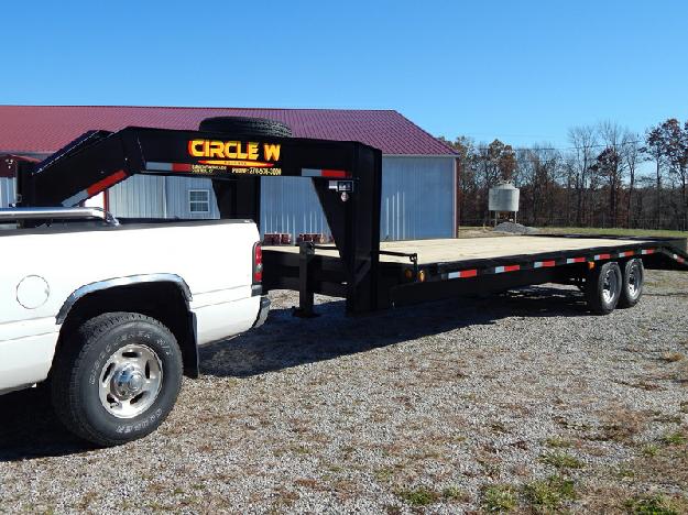 New 2015 HD 25 GN Flatbed Trailer