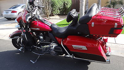 Harley-Davidson : Touring 2011 used red harley davidson ultra limited flhtk beautiful well equipped