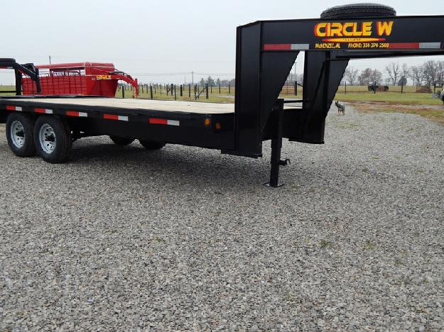 New 2015 Heavy Duty 20 GN Flatbed Trailer