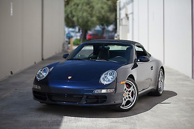 Porsche : 911 S Midnight Blue 911 Carrera S Convertible 2-Door 3.8L