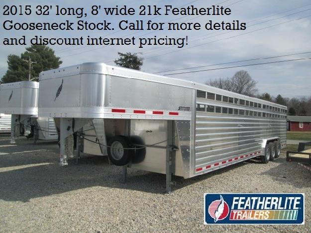 Featherlite 32 amp 039 long, 8 amp 039 wide 21k GN Stock, call for details