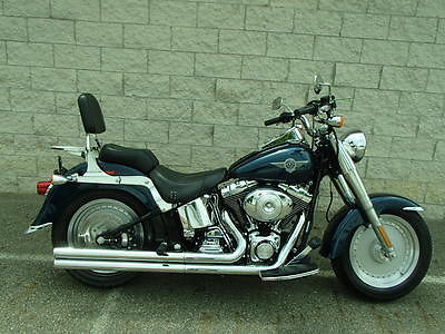 Harley-Davidson : Softail 2004 harley davidson fat boy in blue um 30160 m r