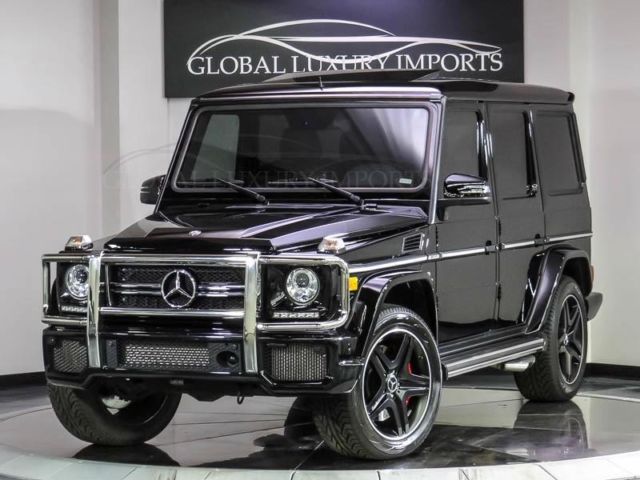 Mercedes-Benz : G-Class G63 AMG G63 AMG SUV Exhaust: dual exhaust tips Exhaust tip color: stainless-steel trunk