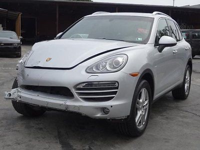 Porsche : Cayenne Diesel 2013 porsche cayenne diesel awd repairable salvage wrecked save project damaged