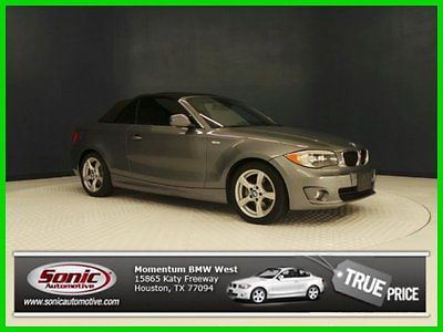 BMW : 1-Series CERTIFIED Premium 2 Package Heates Seats 2012 128 i convertible used certified 3 l i 6 24 v automatic rwd satillite radio