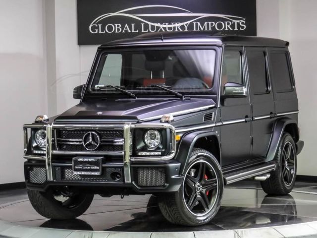 Mercedes-Benz : G-Class G63 AMG G63 AMG SUV Running boards: chrome Brush guard: headlight Grille color: chrome