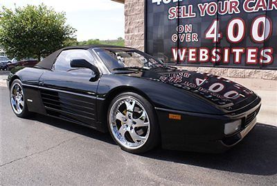 Ferrari : 348 Spider 1995 ferrari 348 spider 3 year 36 k mile ext warranty convertible vellano wheels