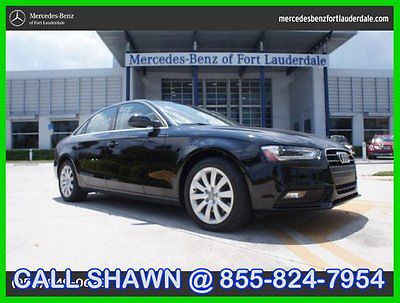 Audi : A4 UNDER FULL AUDI WARRANTY, LIGHTING PACKAGE,SUNROOF 2013 audi a 4 2.0 t sunroof automatic lightingpackage convinence package l k