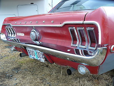 Ford : Mustang GT 1968 ford mustang gt j code 230 hp manual 4 speed number matching original paint