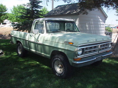 Ford : F-100 Custom  1971 ford f 100 v 8 no rust