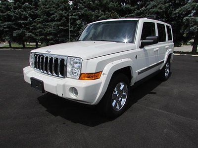 Jeep : Commander 4WD 4dr Limited 4 wd 4 dr limited suv automatic gasoline 8 cyl white